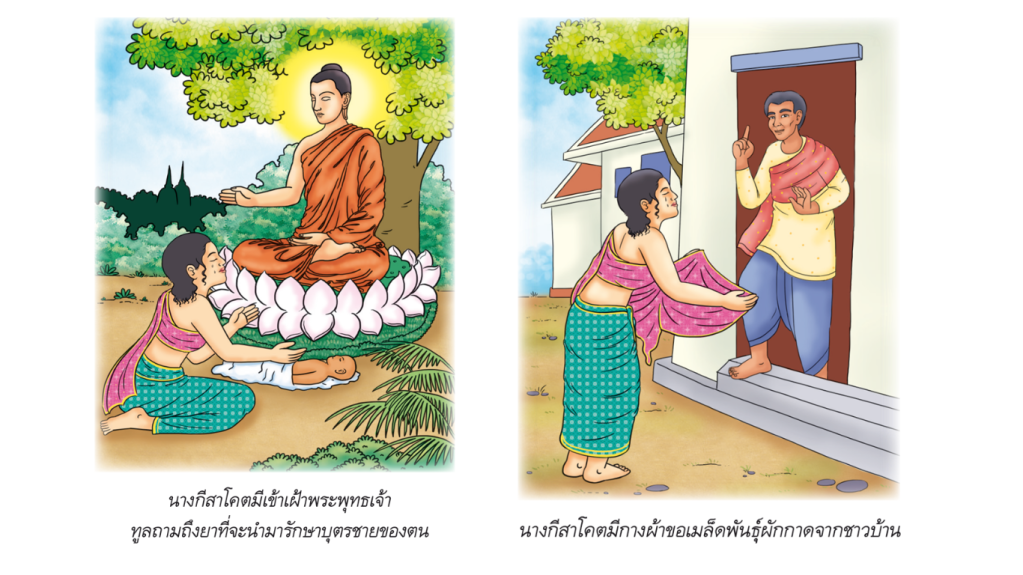 นางกีสาโคตมี: บทเรียนชีวิตและการจัดการความทุกข์ตามหลักอริยสัจ 4